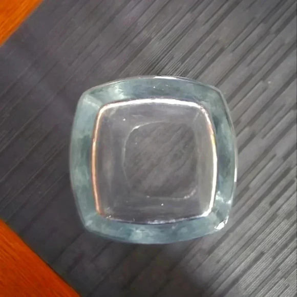 Tall Square Glass w/ Finger Indents - Picture 3 of 3